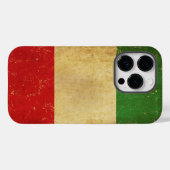 Coques Case-Mate iPhone Drapeau italien Vintage Grunge (Verso (horizontal))