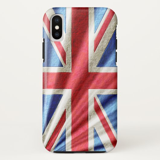 Coques Case-Mate iPhone Drapeau/Jack Union 3D (Dos)