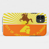 Coques Case-Mate iPhone Drapeau Jacksonville (Dos (Horizontal))