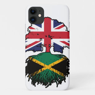 Case-Mate iPhone Case drapeau jamaïcain britannique des racines d'arbre