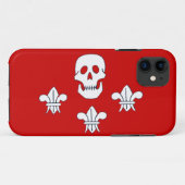 COQUES Case-Mate iPhone DRAPEAU JOLLY ROGER ET TROIS LIEUX (Dos (Horizontal))