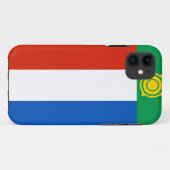 Coques Case-Mate iPhone drapeau khakasiya région de la république de russi (Dos (Horizontal))