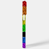 Coques Case-Mate iPhone Drapeau LGBT vibrante parties scintillant arc-en-c (Verso / Droite)