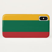 Coques Case-Mate iPhone Drapeau Lituanie (Dos (Horizontal))