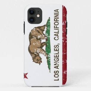 Coque Case-Mate Pour iPhone drapeau Los Angeles de la Californie affligée