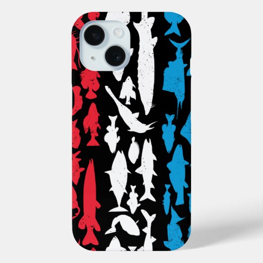 Coques Case-Mate iPhone Drapeau luxembourgeois fait de poisson - Design de (Verso)