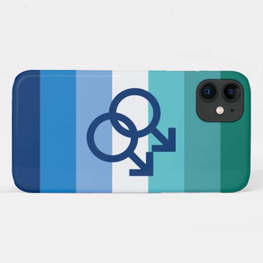 Coques Case-Mate iPhone Drapeau MLM Gay Male Pride (Dos (Horizontal))