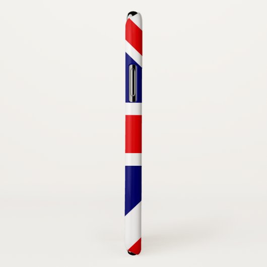 Coques Case-Mate iPhone Drapeau national britannique - Union Jack (Dos/Droite)