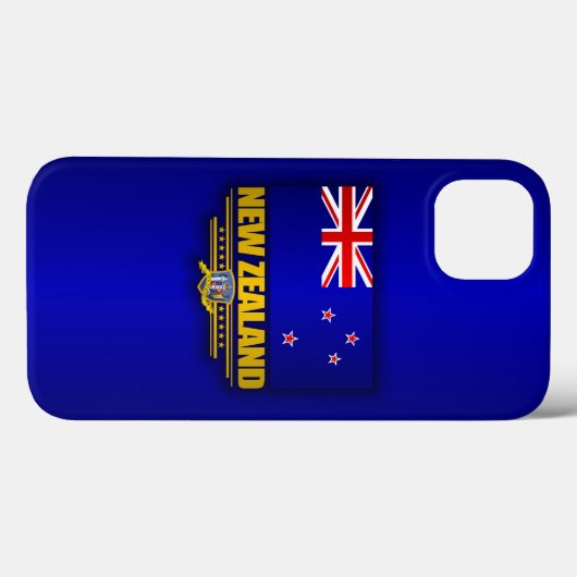 Coques Case-Mate iPhone Drapeau néo-zélandais (Verso (horizontal))