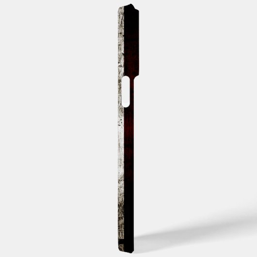 Coques Case-Mate iPhone Drapeau noir américain Grunge (Verso / Droite)