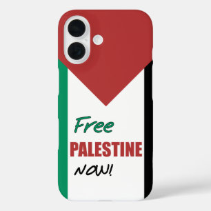 Coques iPhone 16 Drapeau palestinien libre