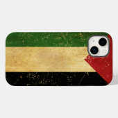 Coques Case-Mate iPhone Drapeau palestinien Vintage (Verso (horizontal))