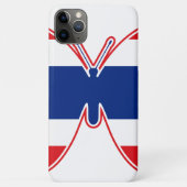 Coques Case-Mate iPhone Drapeau papillon thaïlandais (Dos)
