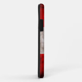 Coques Case-Mate iPhone Drapeau patiné du Pérou (Dos/Droite)