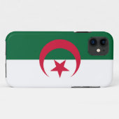Coques Case-Mate iPhone Drapeau patriotique algérien (Dos (Horizontal))