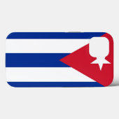 Coques Case-Mate iPhone Drapeau Patriotique Apple Coque-Mate, Cuba (Verso (horizontal))