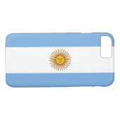 Coques Case-Mate iPhone Drapeau patriotique argentin (Dos (Horizontal))