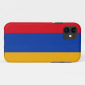 Coques Case-Mate iPhone Drapeau patriotique arménien (Dos (Horizontal))
