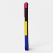 Coques Case-Mate iPhone Drapeau patriotique d'Andorre (Dos/Gauche)