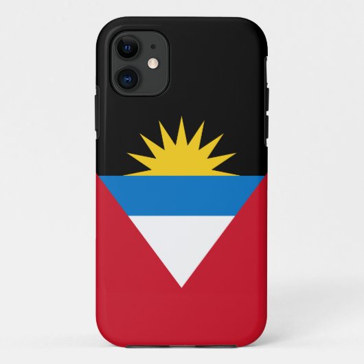 Coques Case-Mate iPhone Drapeau patriotique d'Antigua-et-Barbuda (Dos)