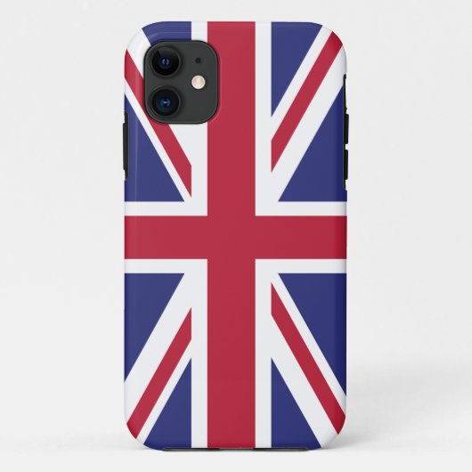 Coques Case-Mate iPhone Drapeau patriotique du Royaume-Uni (Dos)