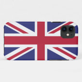 Coques Case-Mate iPhone Drapeau patriotique du Royaume-Uni (Dos (Horizontal))