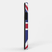 Coques Case-Mate iPhone Drapeau patriotique du Royaume-Uni (Dos/Droite)