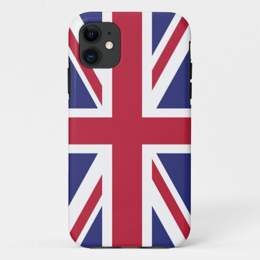 Coques Case-Mate iPhone Drapeau patriotique du Royaume-Uni (Dos)