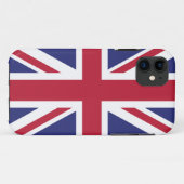 Coques Case-Mate iPhone Drapeau patriotique du Royaume-Uni (Dos (Horizontal))