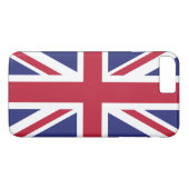 Coques Case-Mate iPhone Drapeau patriotique du Royaume-Uni (Dos (Horizontal))