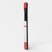Coques Case-Mate iPhone Drapeau peint au Canada (Dos/Gauche)