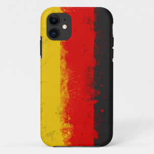 Coques Pour iPhone Drapeau peint Grunge de l'Allemagne