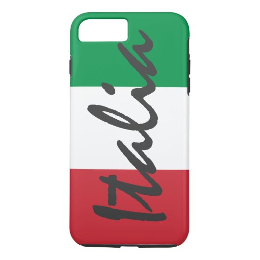 Coques Case-Mate iPhone Drapeau personnalisé de l'Italie (Dos)