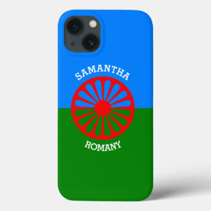 Etui iPhone 13 Drapeau personnalisé officiel des gens du voyage R