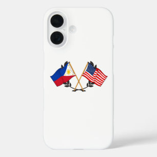 Coques iPhone 16 Drapeau philippin américain Patrimoine philippin V