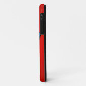 Coques Case-Mate iPhone Drapeau philippin de papillon sur le rouge (Dos/Gauche)