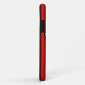Coques Case-Mate iPhone Drapeau philippin de papillon sur le rouge (Dos/Droite)