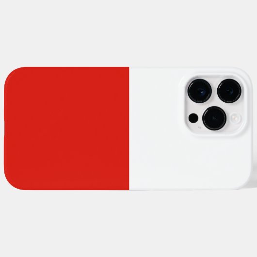 Coques Case-Mate iPhone Drapeau polonais (Verso (horizontal))