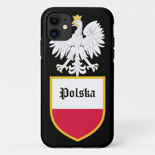 Coques Case-Mate iPhone Drapeau polonais (Dos)
