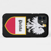 Coques Case-Mate iPhone Drapeau polonais (Dos (Horizontal))