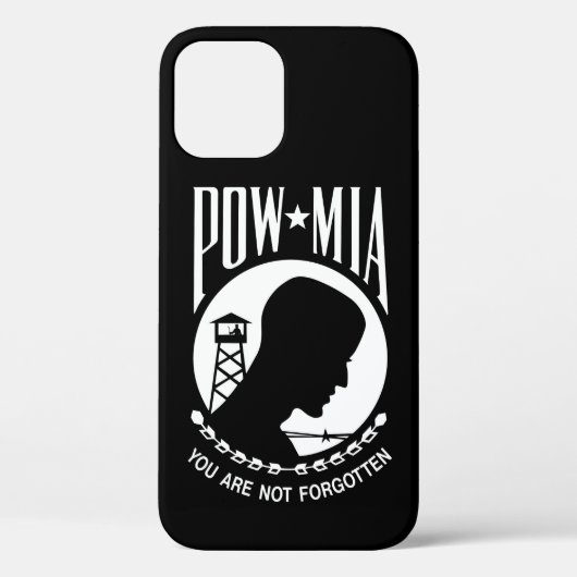 Coques Case-Mate iPhone Drapeau POW MIA : Soldats disparus de la guerre du (Verso)