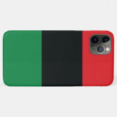 Coques Case-Mate iPhone Drapeau rouge, noir et vert (Dos (Horizontal))