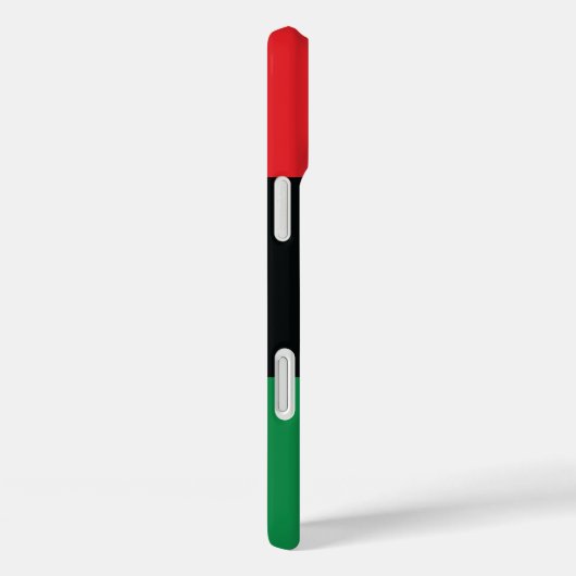 Coques Case-Mate iPhone Drapeau rouge, noir et vert (Verso / Droite)