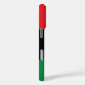 Coques Case-Mate iPhone Drapeau rouge, noir et vert (Verso / Droite)