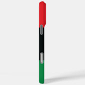 Coques Case-Mate iPhone Drapeau rouge, noir et vert (Verso / Droite)