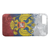 Coques Case-Mate iPhone Drapeau russe (Dos (Horizontal))