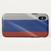 Coques Case-Mate iPhone drapeau russe - (Dos (Horizontal))