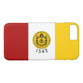 Coques Case-Mate iPhone Drapeau San Diego (Dos (Horizontal))