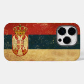 Coques Case-Mate iPhone Drapeau Serbie (Verso (horizontal))