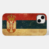 Coques Case-Mate iPhone Drapeau Serbie (Verso (horizontal))